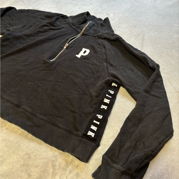 PINK Victoria’s secret 1/4 Zip Sweatshirt - Picture 3 of 5